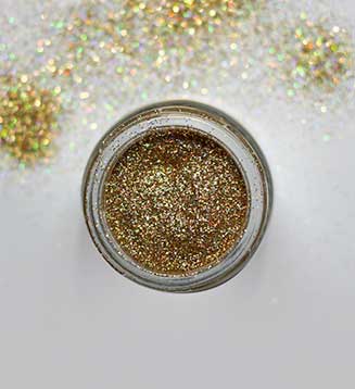 pigmento en polvo brillantina